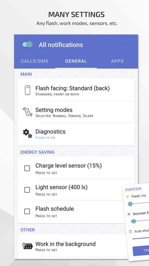 FlashOnCall PRO screenshot 2