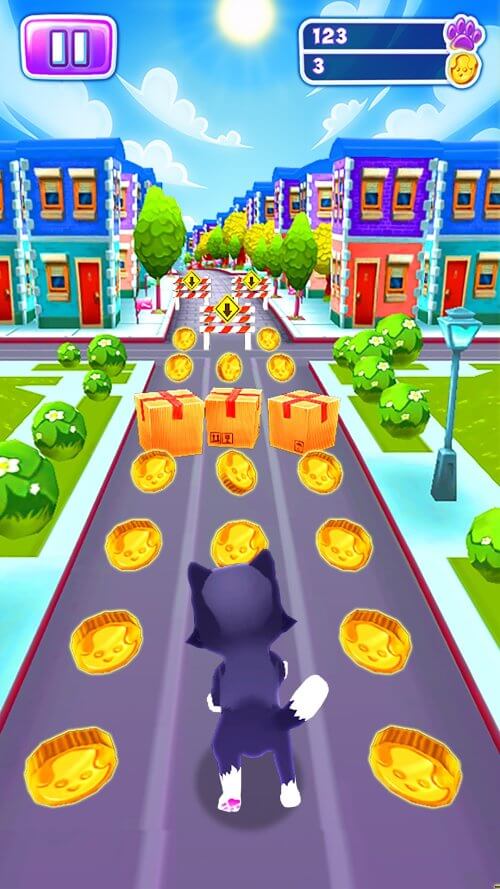 Cat Run: Kitty Runner Game screenshot 2
