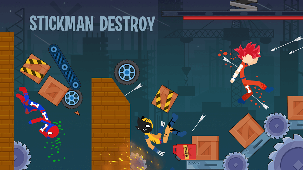 Stickman Destroy – Super Warri screenshot 2