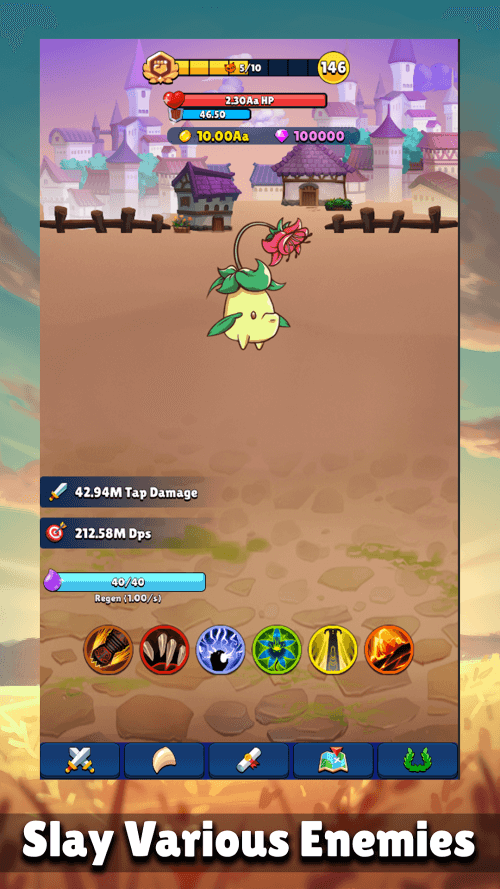 Dreamland 2 : Idle Clicker Rpg screenshot 2