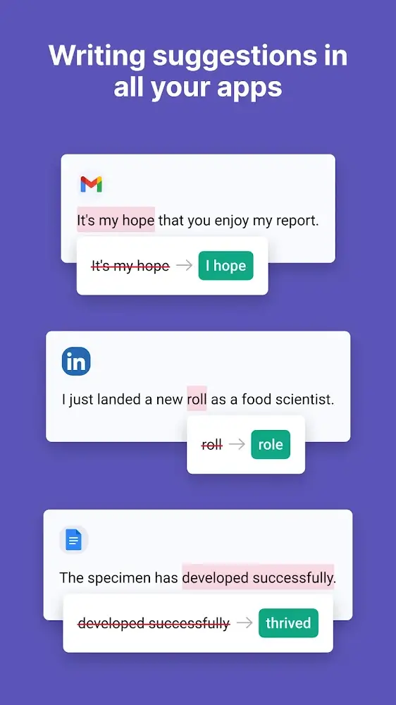 Grammarly Keyboard screenshot 2