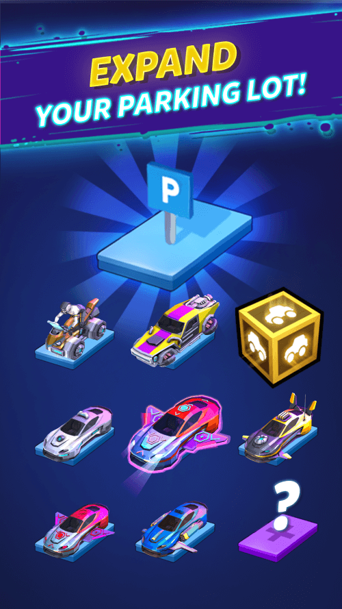 Merge Cyber Car: Highway Racer screenshot 3