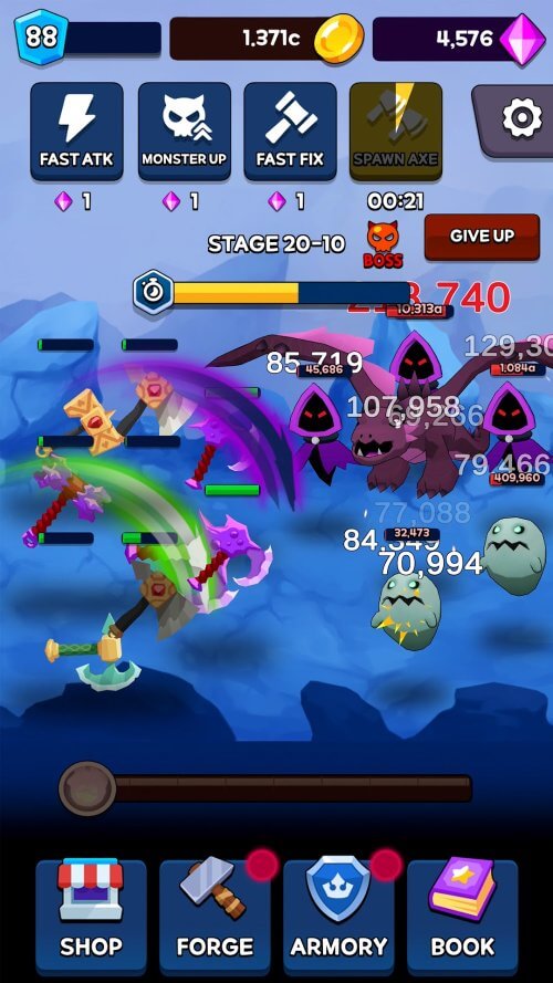 Ultimate Axe Clicker screenshot 3