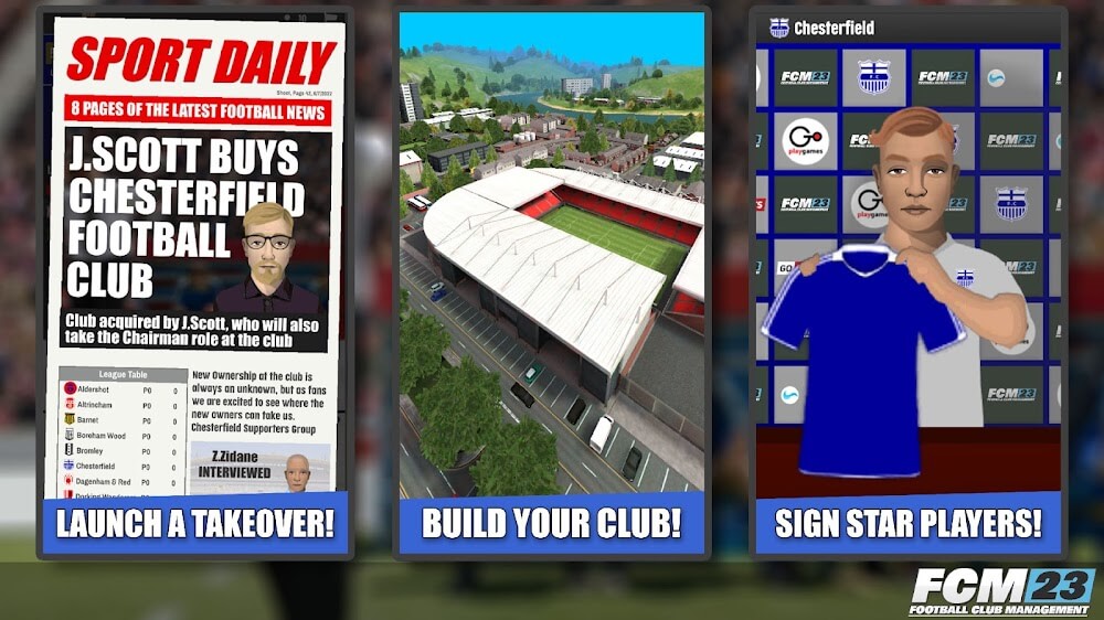 FCM23 Soccer Club Management screenshot 3