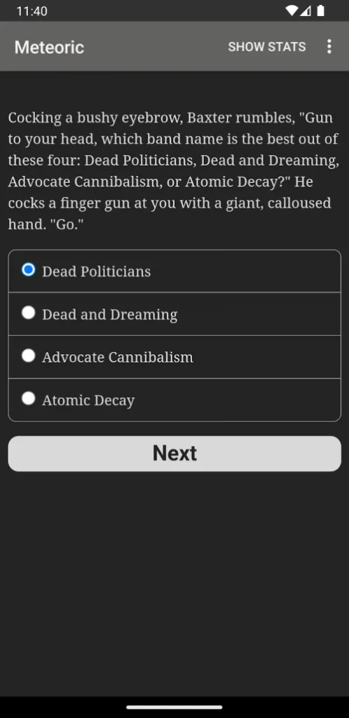 Meteoric screenshot 3