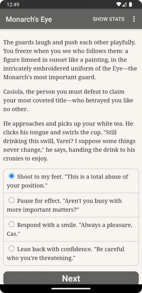 Games of the Monarch’s Eye screenshot 3
