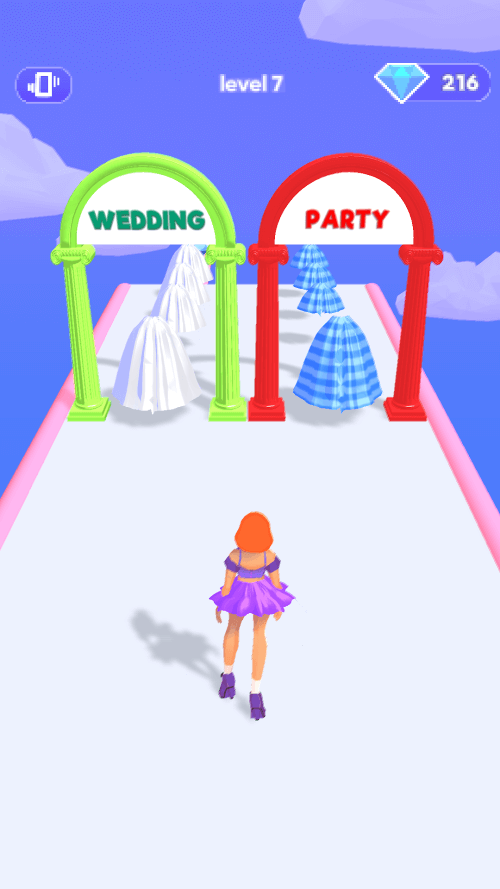 Hover Skirt: stack & dress up screenshot 3