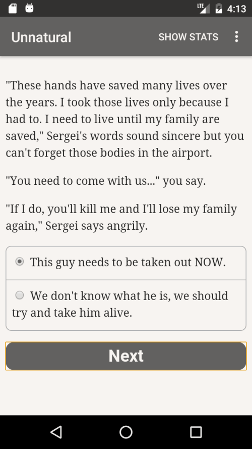 Unnatural screenshot 3