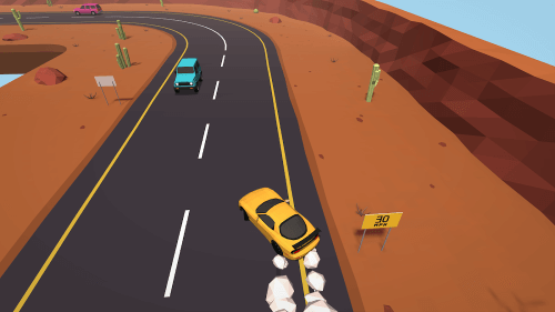 Polygon Drift: Traffic Racing screenshot 3