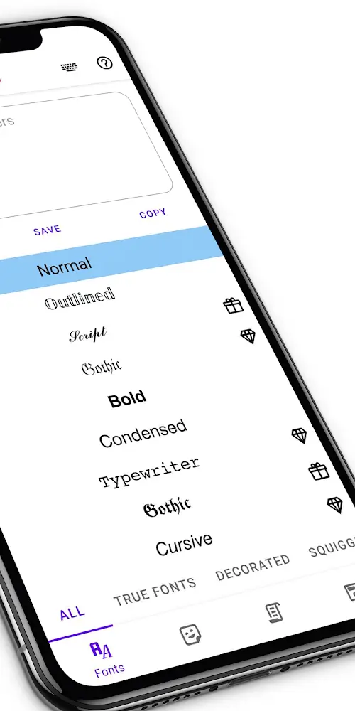 Fonts: Change Typefaces screenshot 3