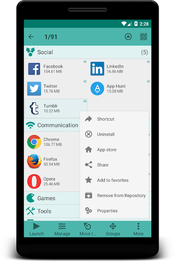 Glextor Folder Organizer Basic MOD screenshot 3