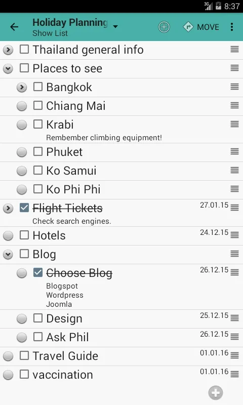 Outliner screenshot 3