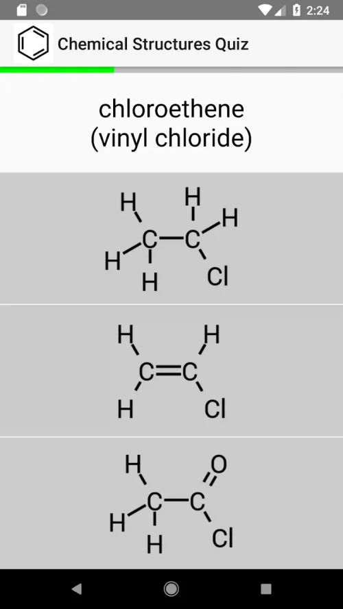 Chemical Structures Quiz screenshot 3