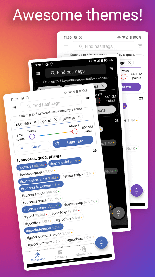 in Tags – Hashtags generator screenshot 3