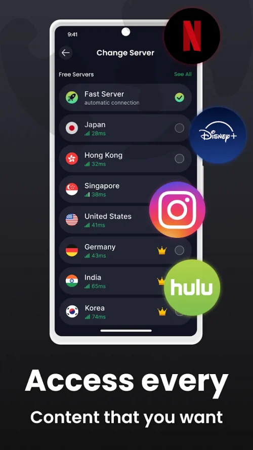 Bear VPN – Fast VPN Proxy screenshot 3