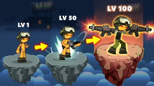 Stickman vs Zombie: Dark War screenshot 3