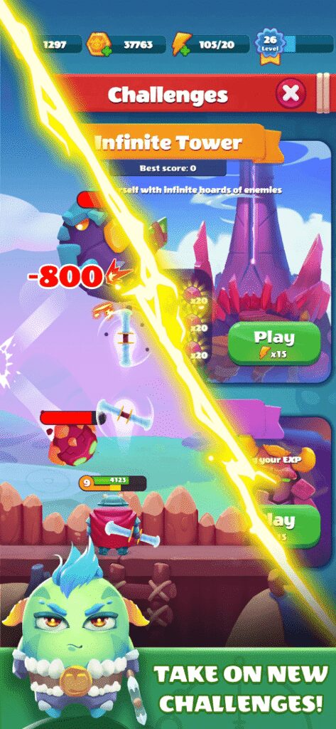 Rumi Defence: Sky Attack screenshot 3