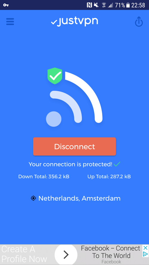 VPN high speed proxy – justvpn screenshot 3