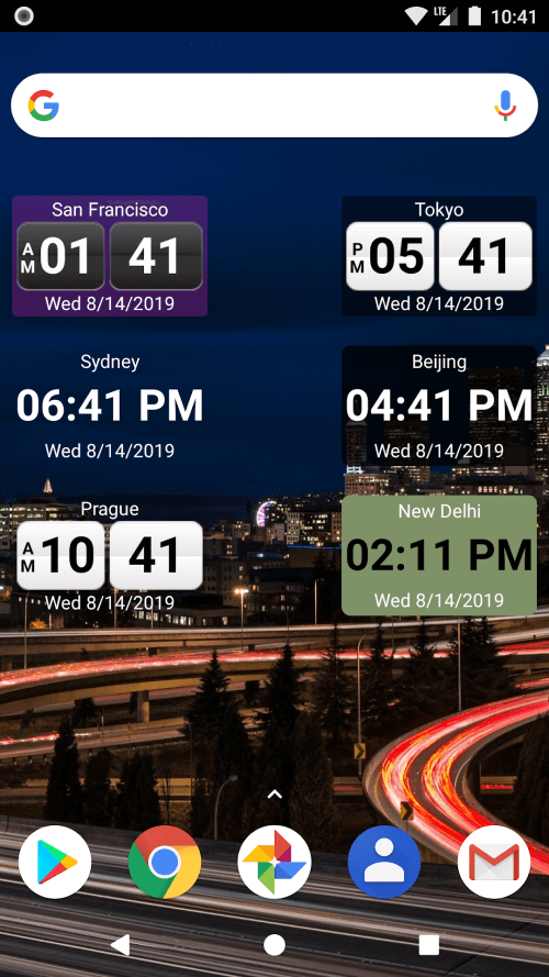 World Clock Widget 2023 Pro screenshot 3