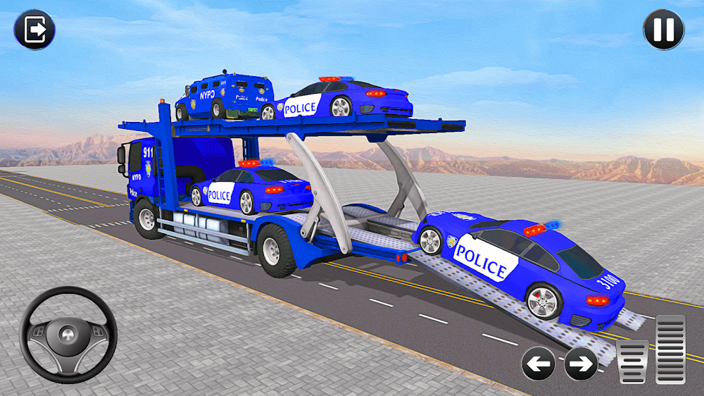 Grand Police Transport Truck screenshot 3