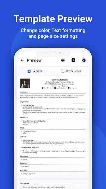 Resume Builder & CV Maker screenshot 3