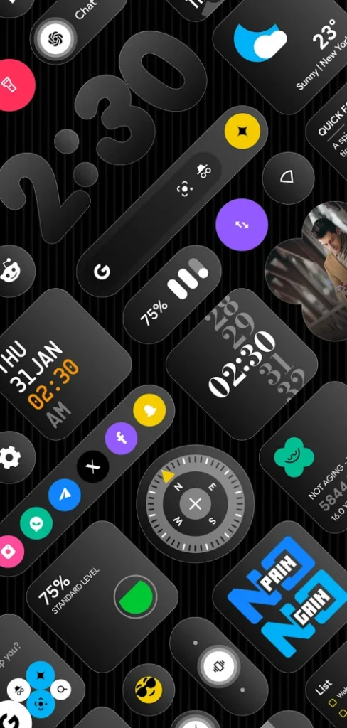 Glass Widgets screenshot 3