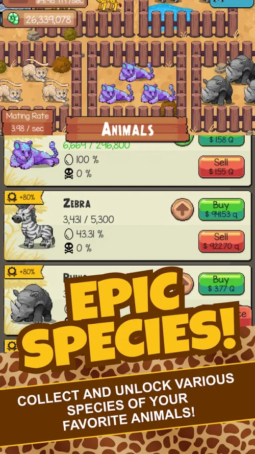 Idle Tap Zoo: Tap, Build & Upg screenshot 3