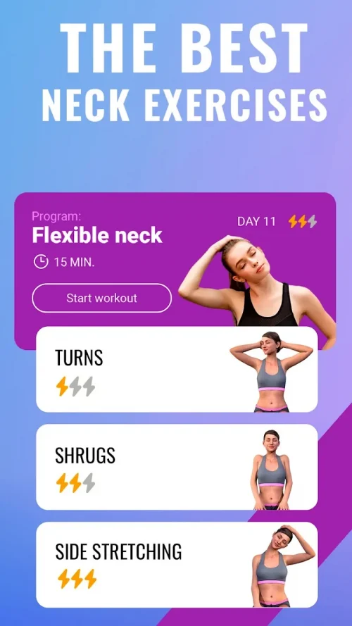 Neck exercises – Pain relief screenshot 3