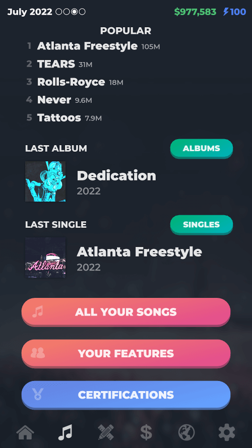 RAPSTAR – rapper simulator screenshot 3