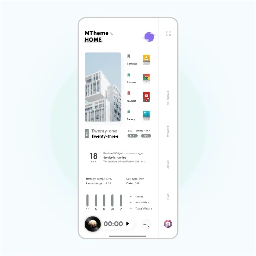 iMagine UI for KLWP screenshot 3