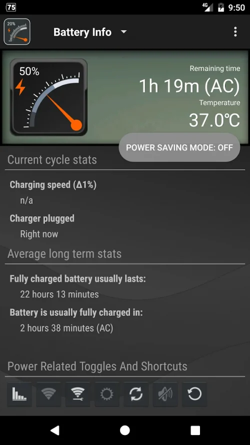 Gauge Battery Widget screenshot 3