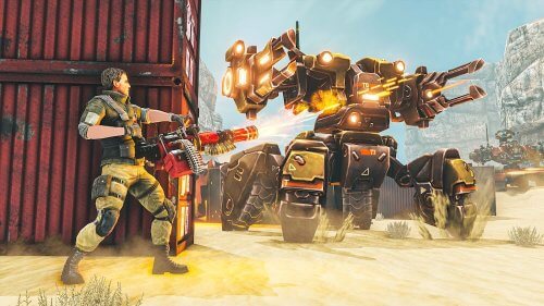Desert Gunner Machine Gun screenshot 3