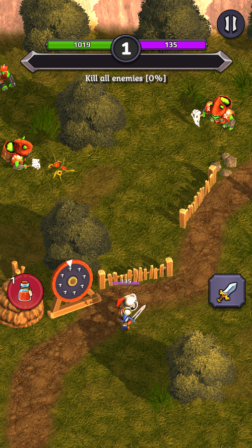 Crusado: Hero RPG Sword Archer screenshot 3