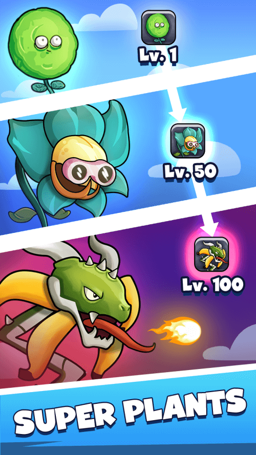 Merge Plants – Monster Defense screenshot 3