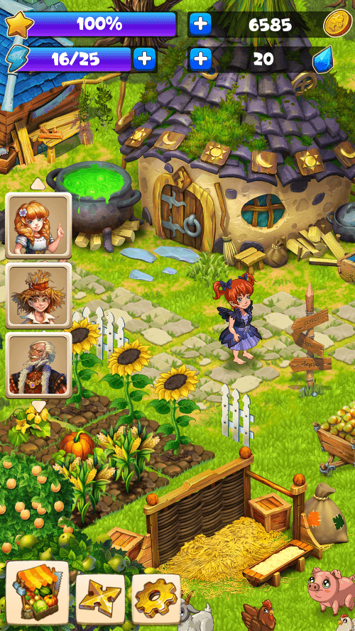 Farmdale: farming games & town screenshot 3