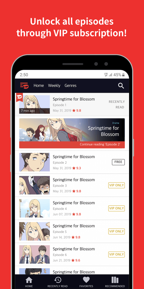 Toomics – Read Premium Comics screenshot 3
