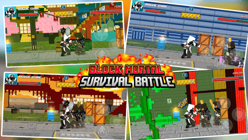 Block Mortal Survival Battle screenshot 3