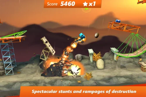 Bridge Constructor Stunts screenshot 3