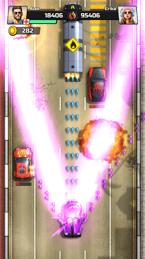Chaos Road: Combat Car Racing screenshot 3