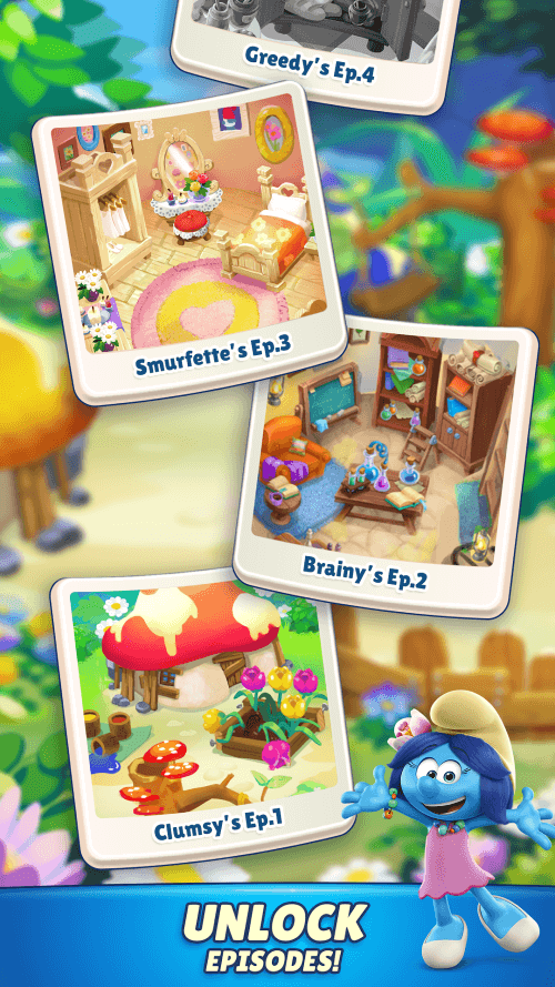 Smurfs Magic Match screenshot 3