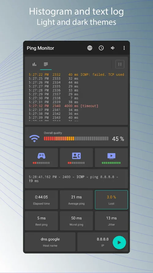Pingmon – network ping monitor screenshot 3