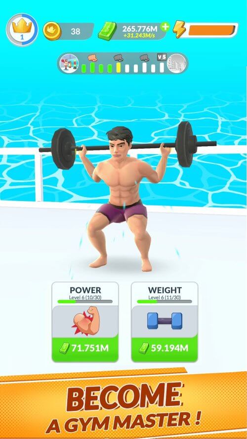 Idle Gym Life: Street Fighter screenshot 3
