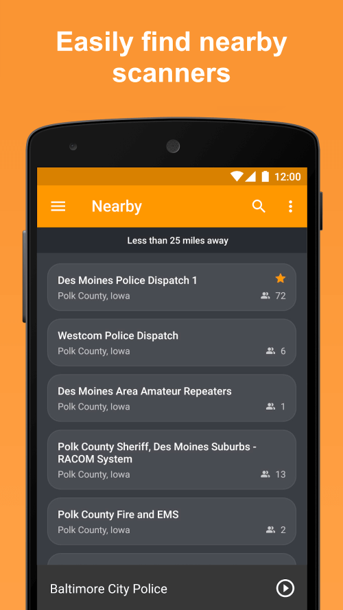 Scanner Radio Pro screenshot 3