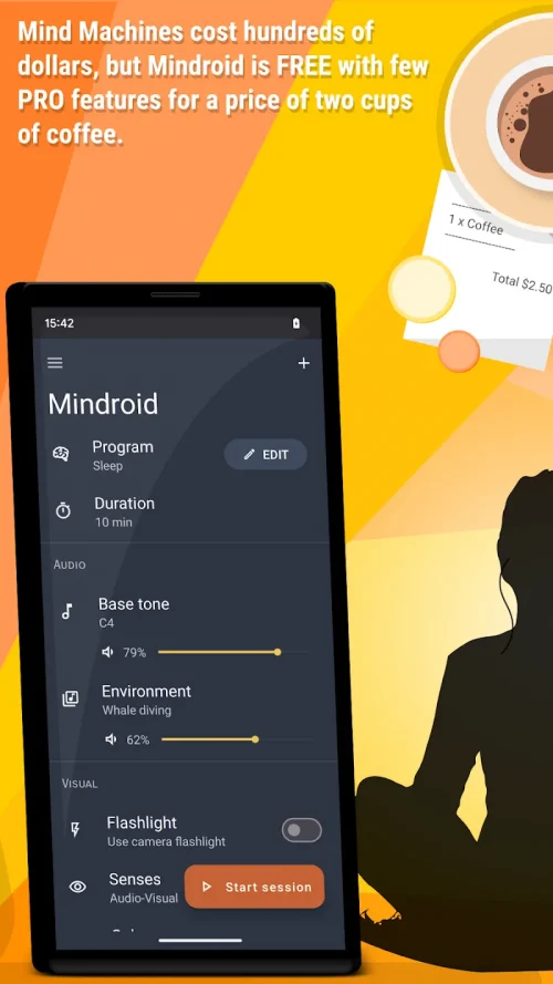 Mindroid: Relax, Focus, Sleep screenshot 3
