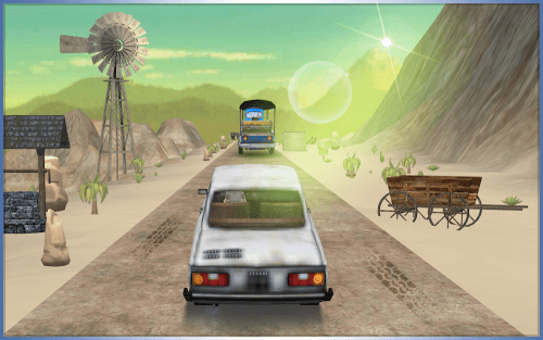 Old Classic Car Race Simulator screenshot 3