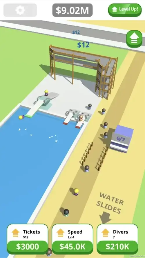 Idle Tap Splash Park screenshot 3