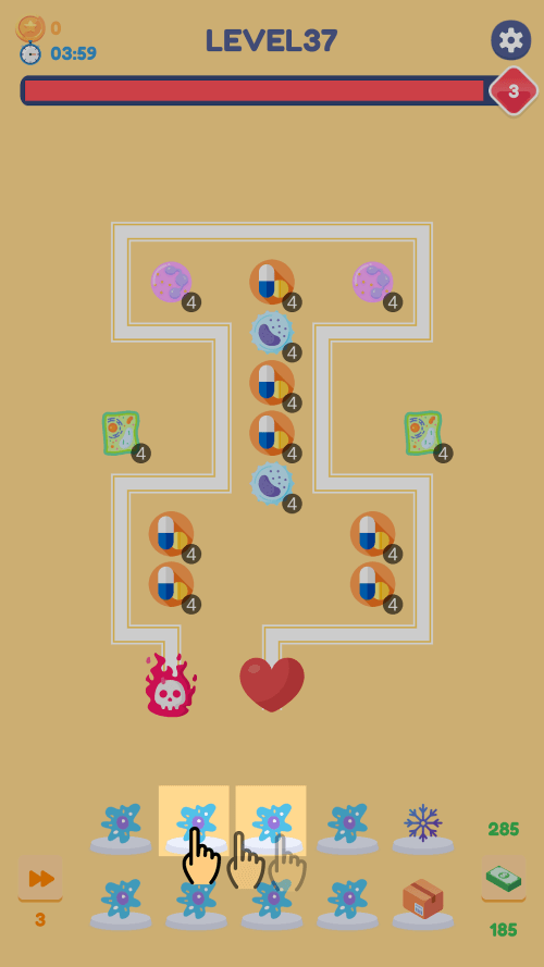 Idle TD: Virus Invasion screenshot 3