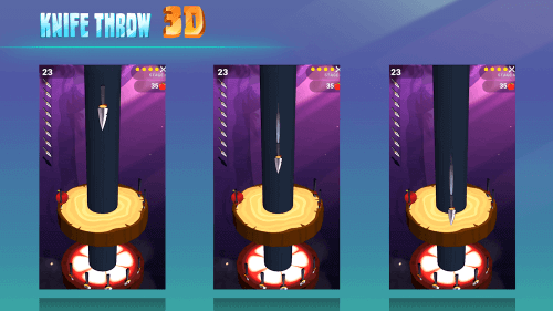 Knife Throw 3D screenshot 3