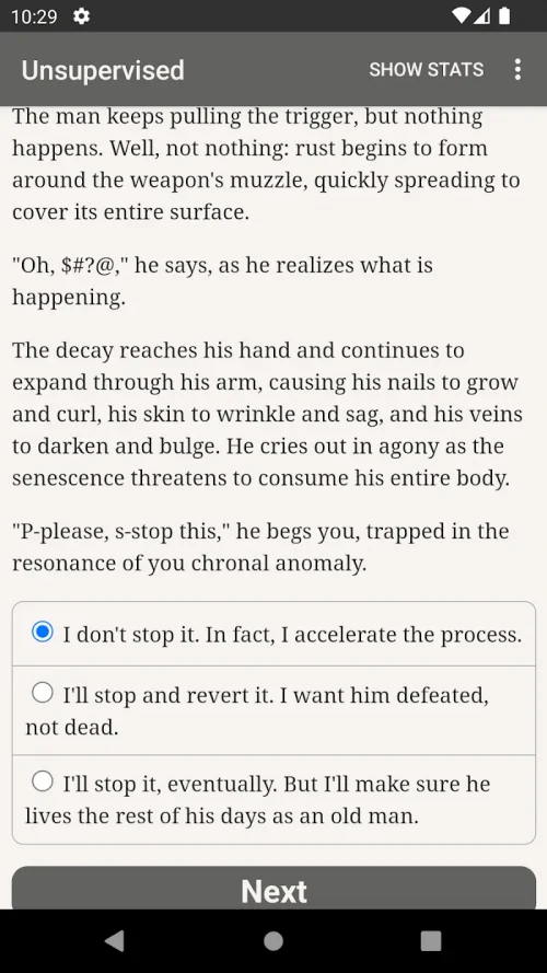 Unsupervised screenshot 3