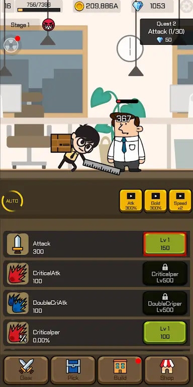 Overtime Warrior Idle RPG screenshot 3